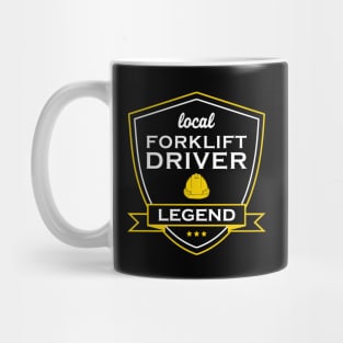 Funny Forklift Driver Construction Worker Mug